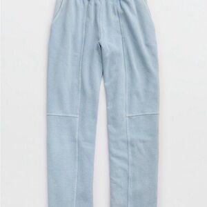 Aerie Light Blue ‘Seams Right’ Sweatpant